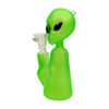 Alien Figur Bong Dickes Glas 17cm 3