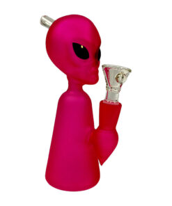 Alien Figur Bong Dickes Glas 17cm 2