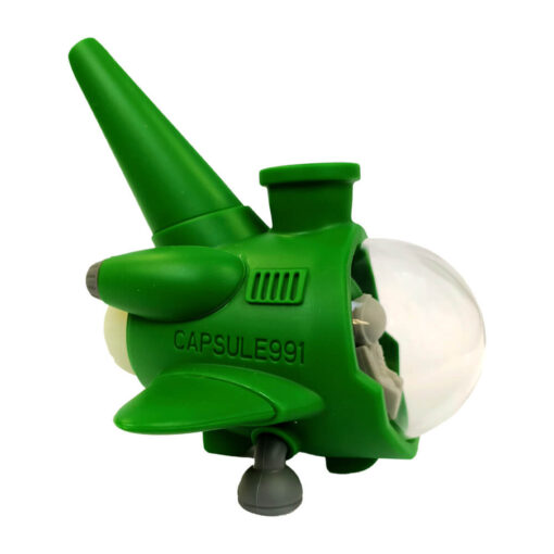 U-Boot-grüne Silikonbong mit abnehmbaren Teilen, 13 cm 2