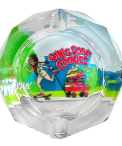 Best Buds Crystal Ashtray with Giftbox Girl Scout Cookies 2