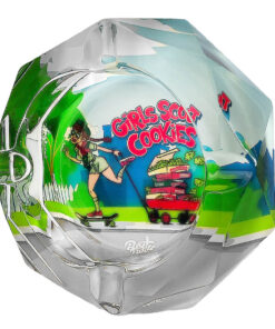 Best Buds Crystal Ashtray with Giftbox Girl Scout Cookies 3