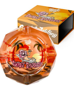 Best Buds Crystal Ashtray with Giftbox Sunset Sherbet 1