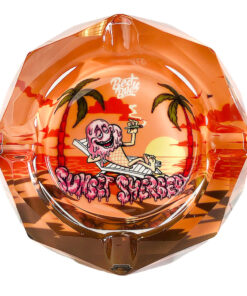 Best Buds Crystal Ashtray with Giftbox Sunset Sherbet 2