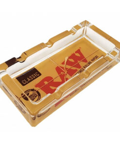 RAW Glass Rectangular Ashtray 16cm 2