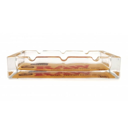 RAW Glass Rectangular Ashtray 16cm 3