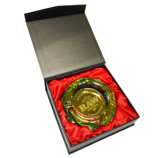 RAW Rainbow Thick Ashtray with Giftbox 1