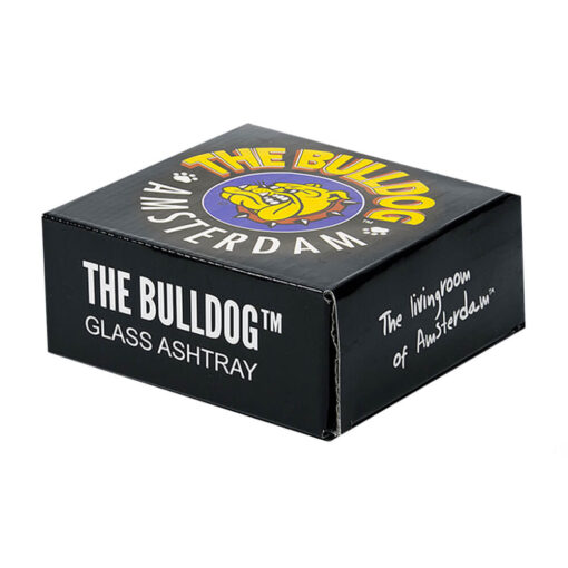 The Bulldog Original Blue Glass Ashtray 2