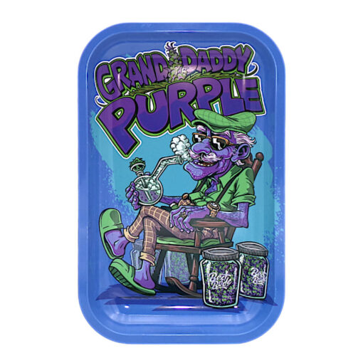 Best Buds Grand Daddy Purple Metal Rolling Tray 17.6×27.5cm