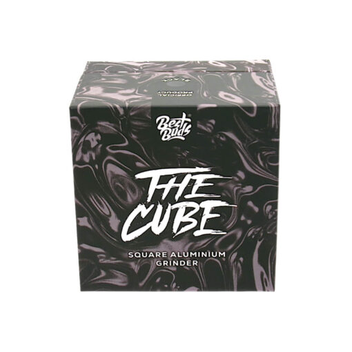 Best Buds The Cube Aluminium Grinder Schwarz 4 Parts (50mm)