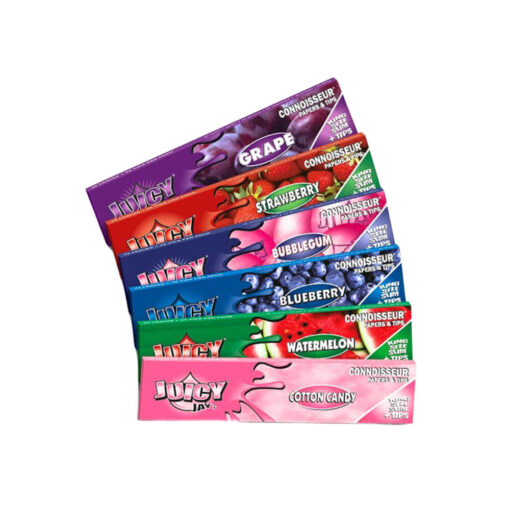 Juicy Jay’s Mix Connoisseur King Size Slim Papers + Tips (24pcs)