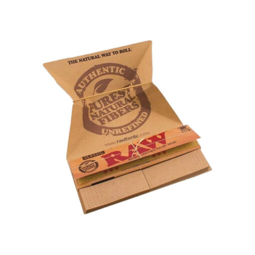 RAW Artesano kingsize slim Blättchen + Tips + Tablett – Bild 2