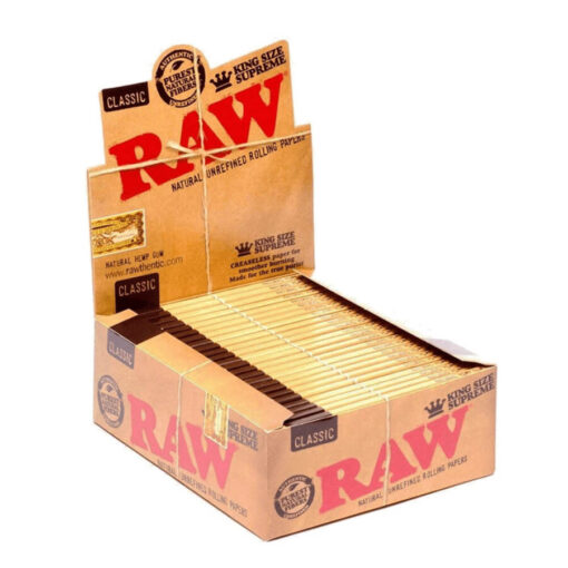 RAW Kingsize schlanke Blättchen