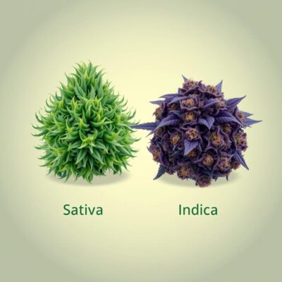 sativa vs indica bud