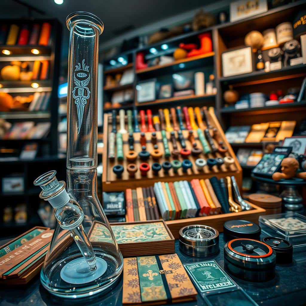 Welche Produkte bieten Headshops in Deutschland für Raucherzubehör an?